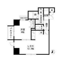 高岳駅 徒歩12分 6階の物件間取画像